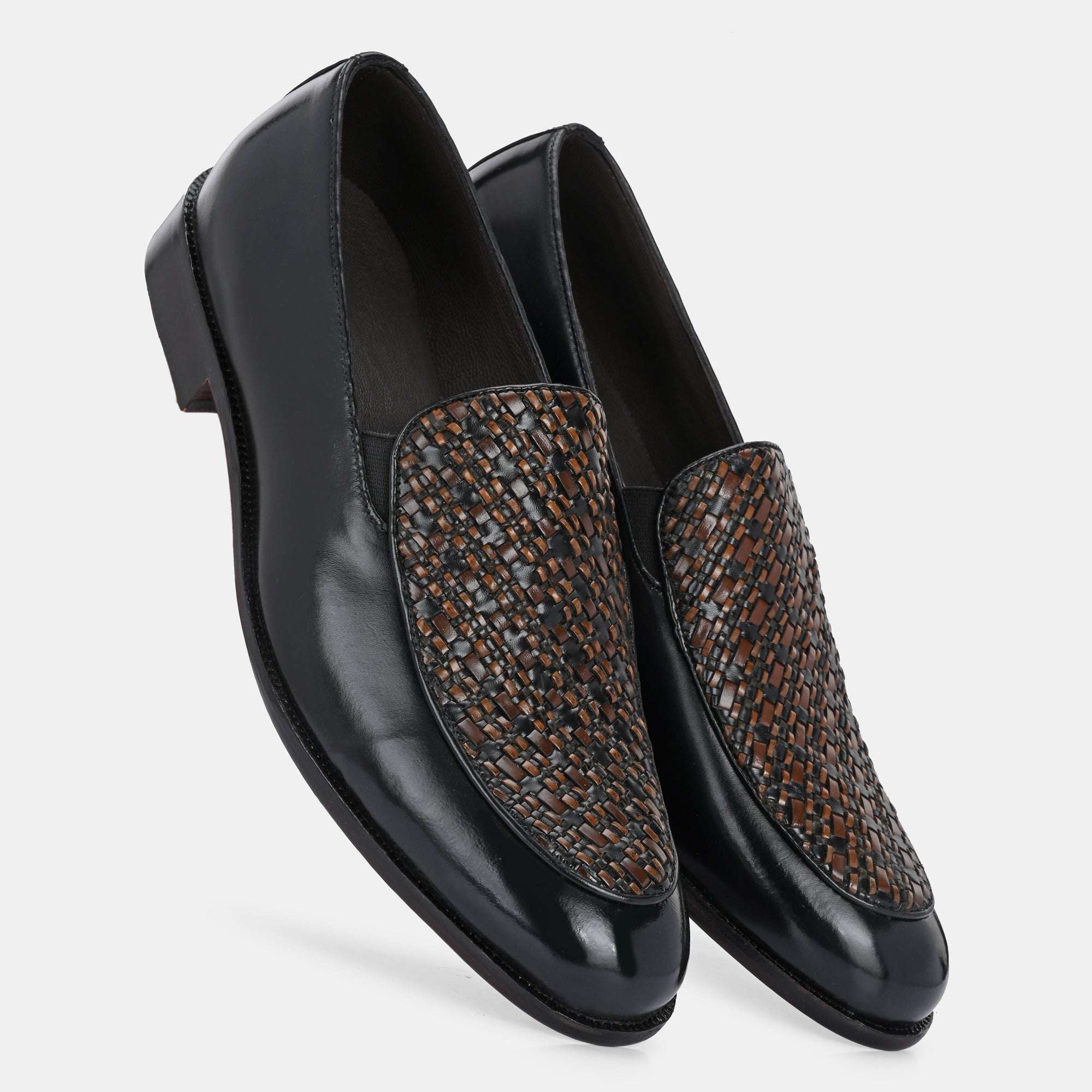 Black Penny Loafers By Lafattio