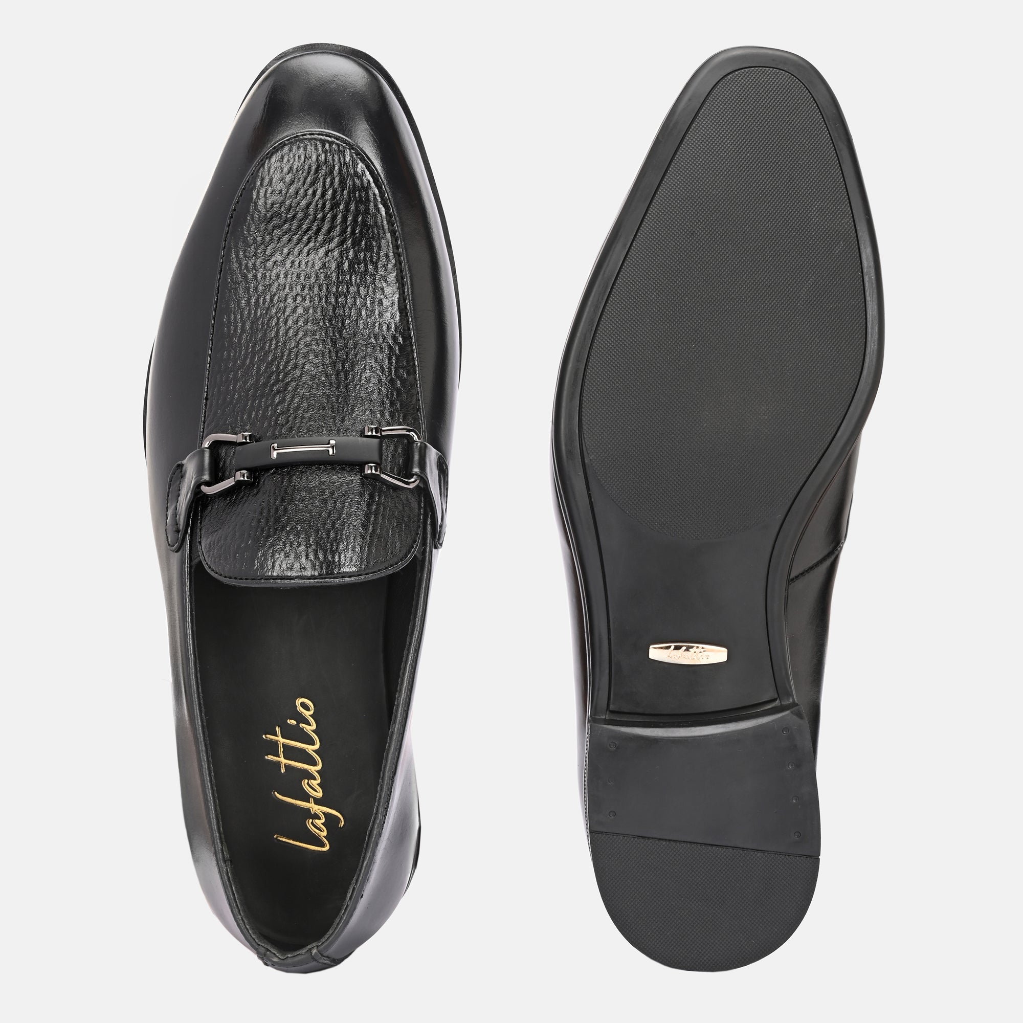 Buckled Party Loafers by Lafattio