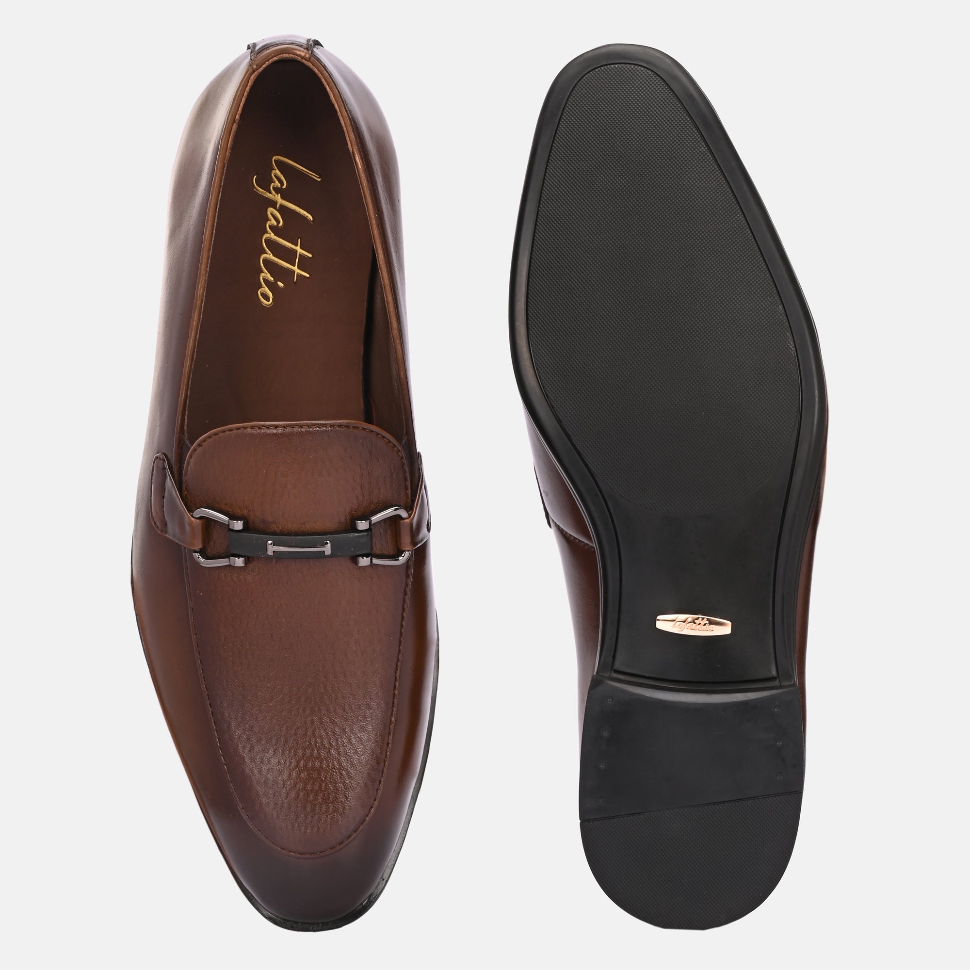 Buckled Party Loafers by Lafattio