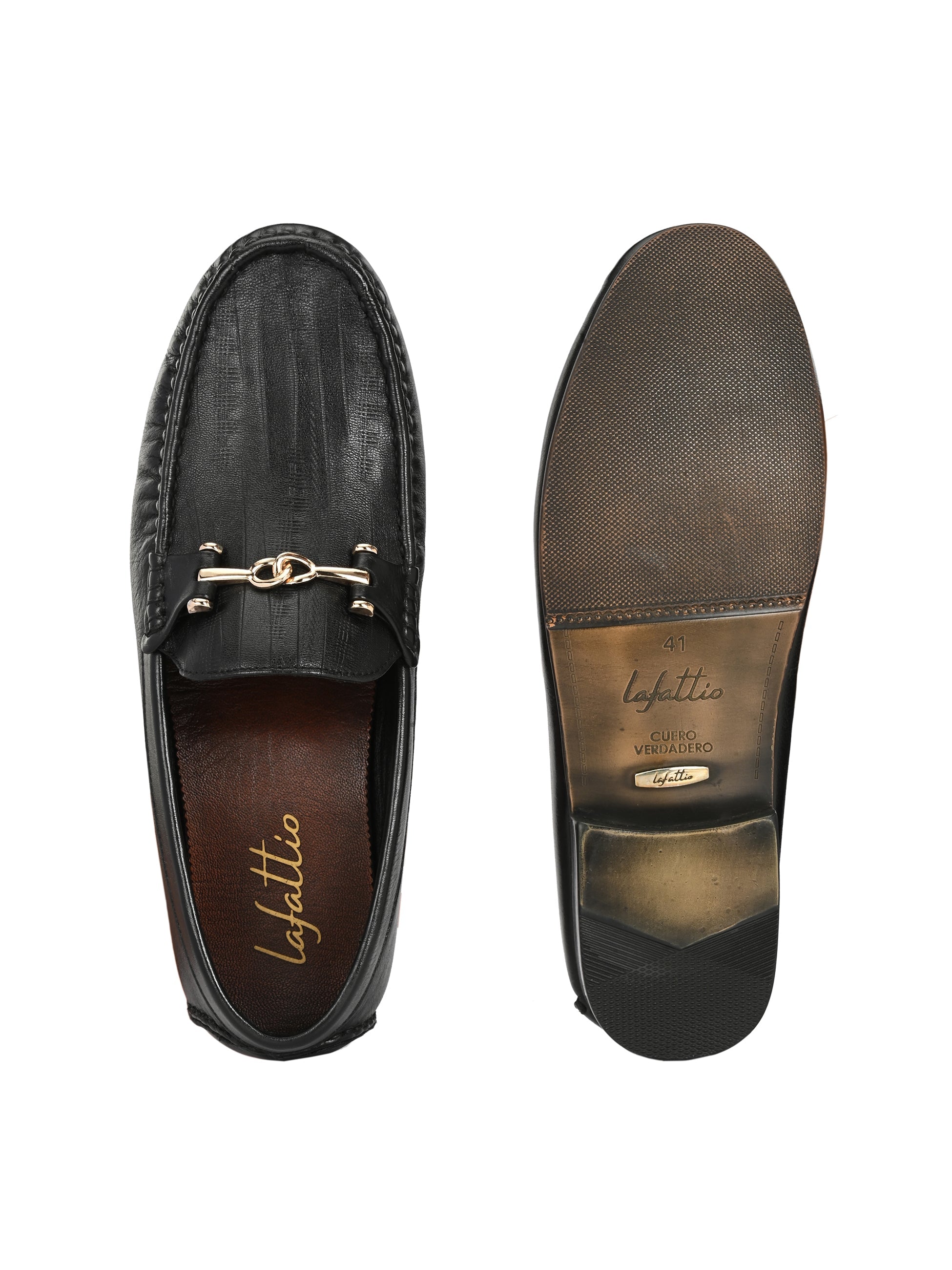 Classic Buckled Loafers by Lafattio