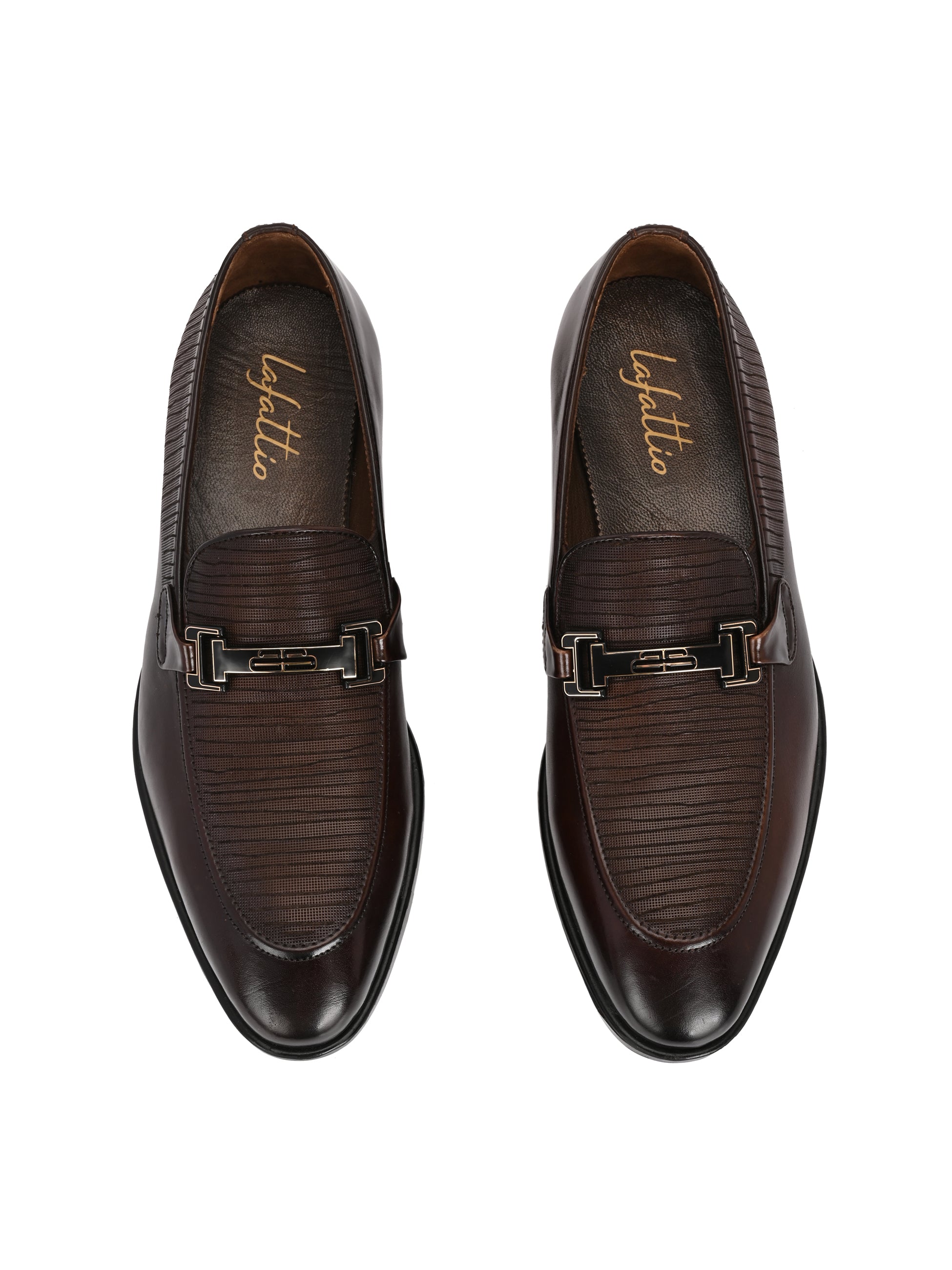 Buckled Party Loafers by Lafattio