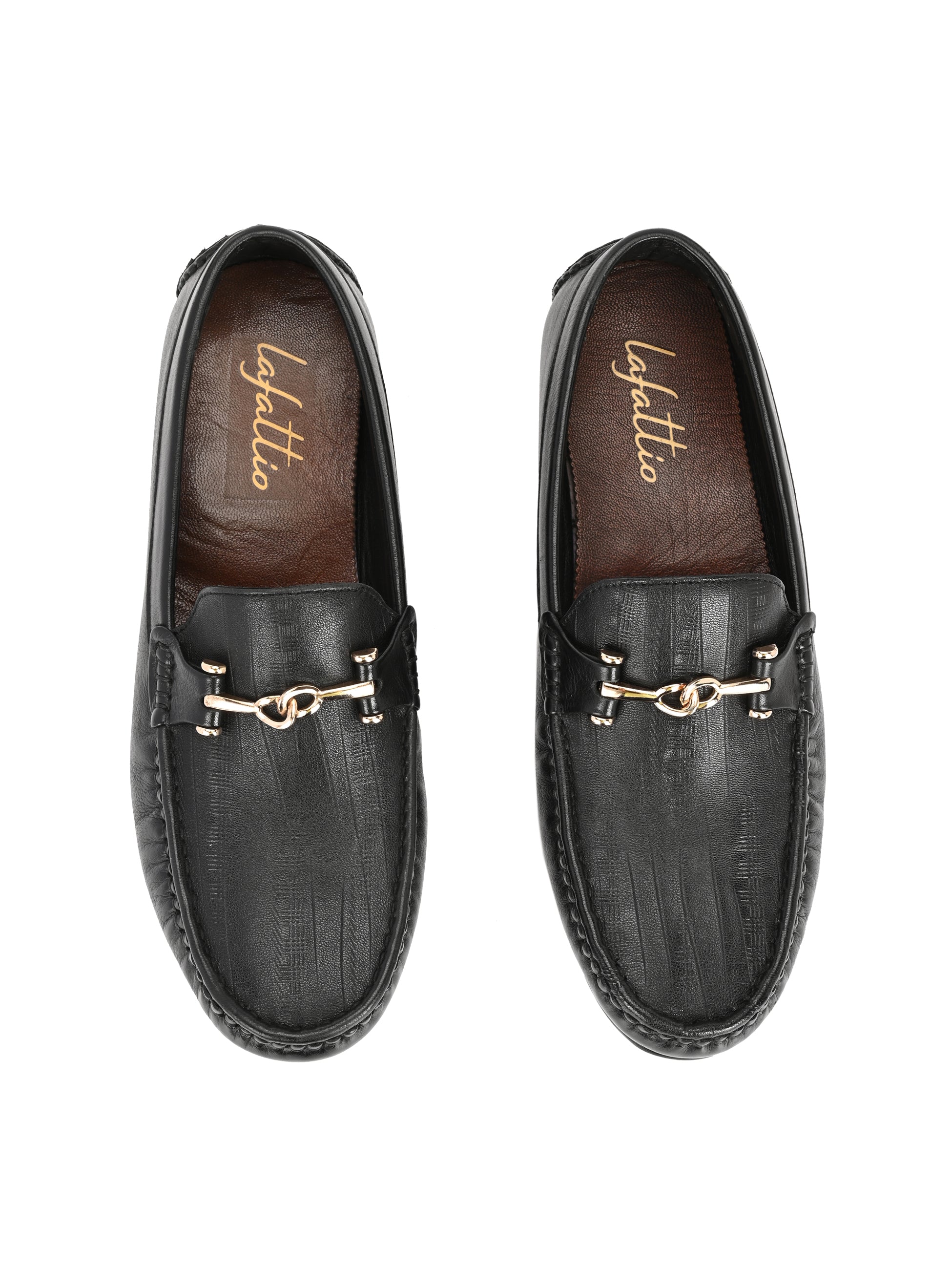 Classic Buckled Loafers by Lafattio