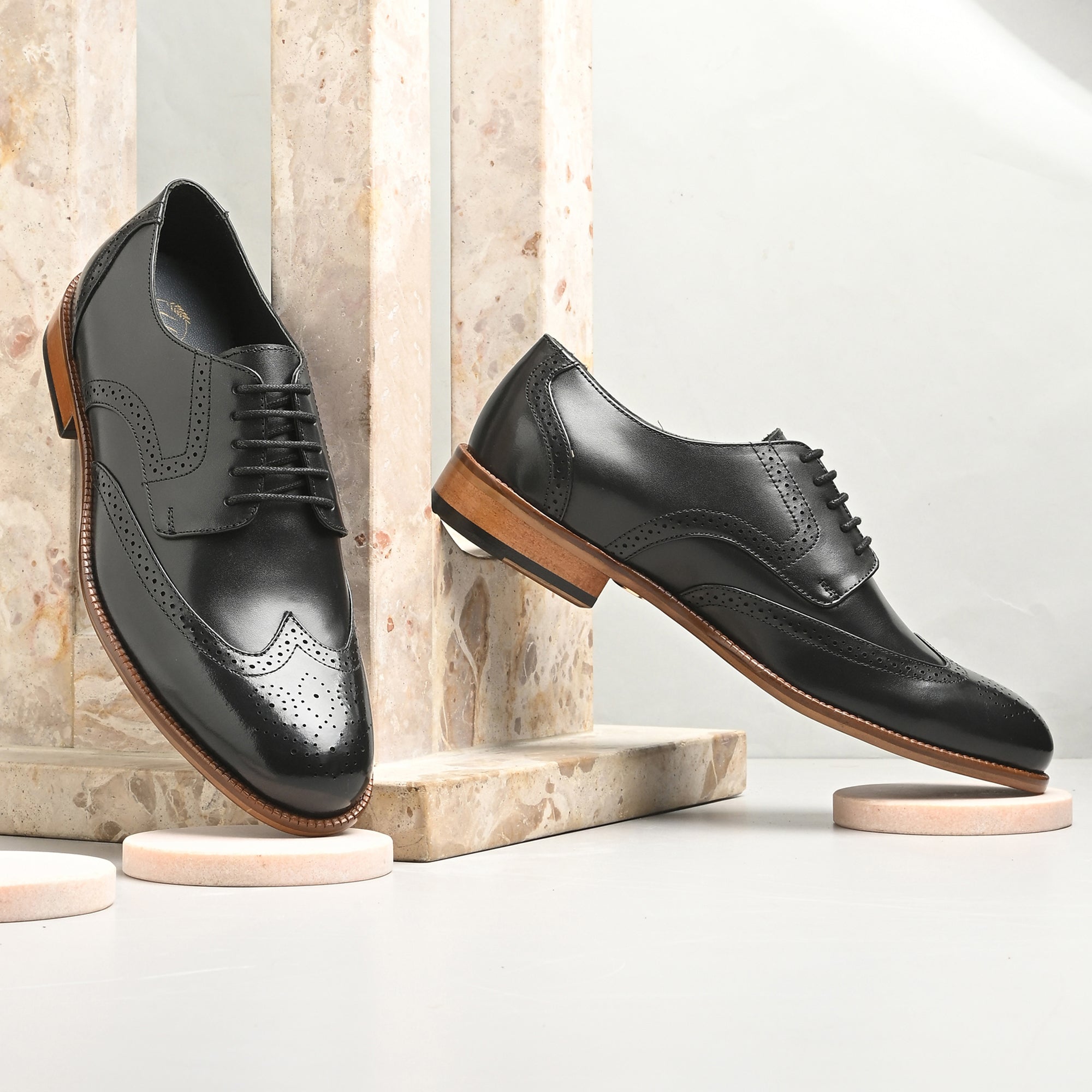 Classic Brogue Shoes by Lafattio