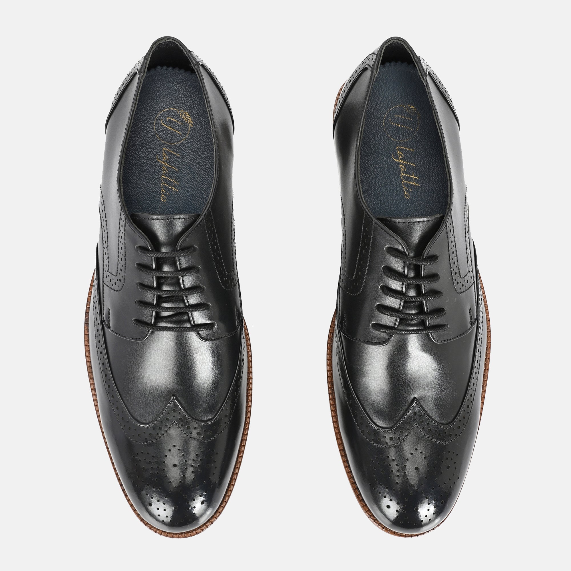 Classic Brogue Shoes by Lafattio