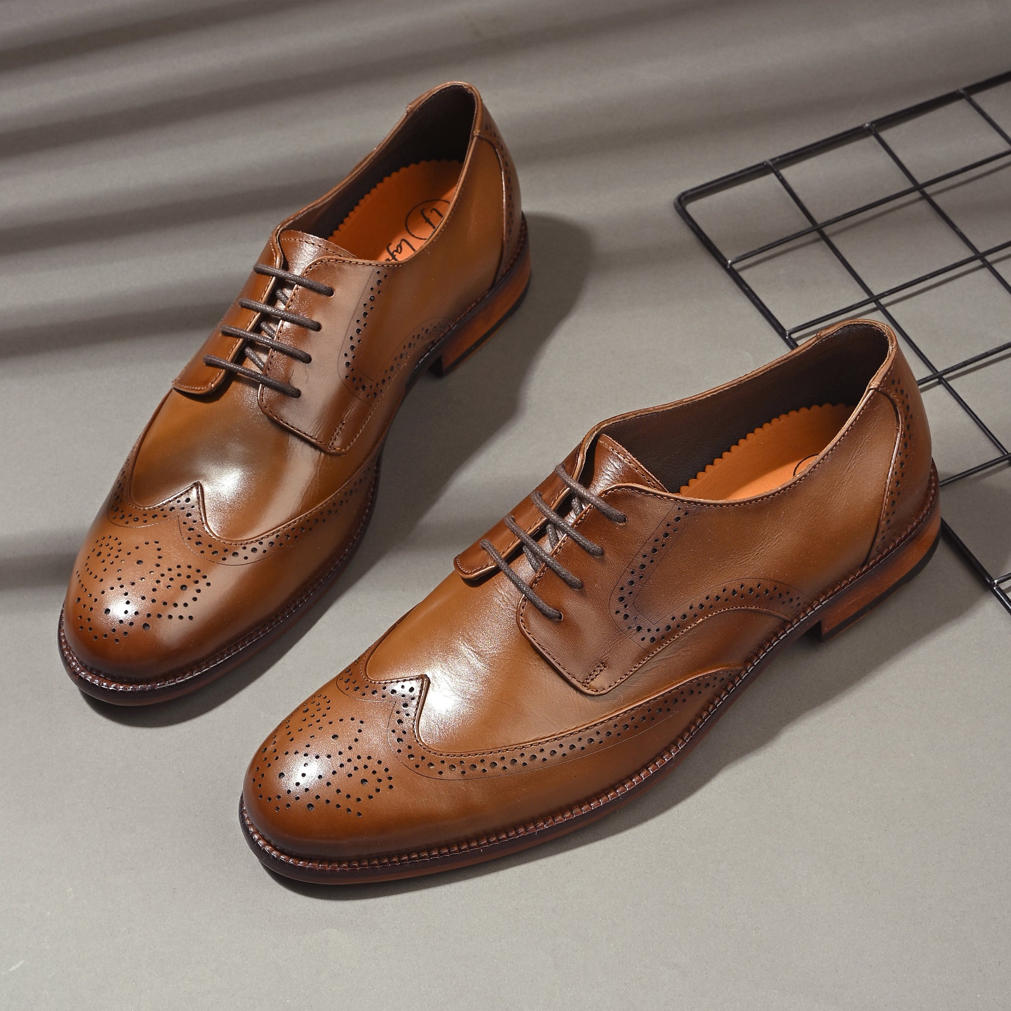 Classic Brogue Shoes by Lafattio
