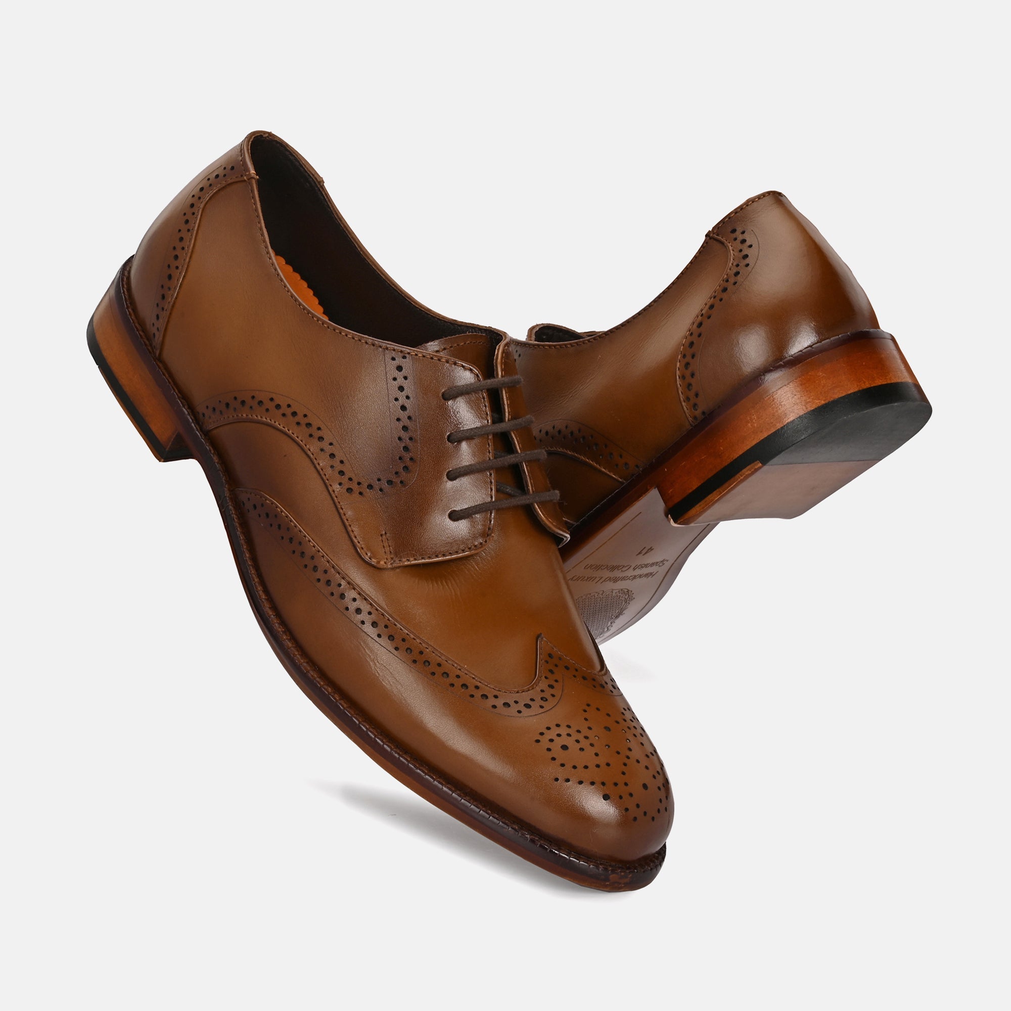 Classic Brogue Shoes by Lafattio