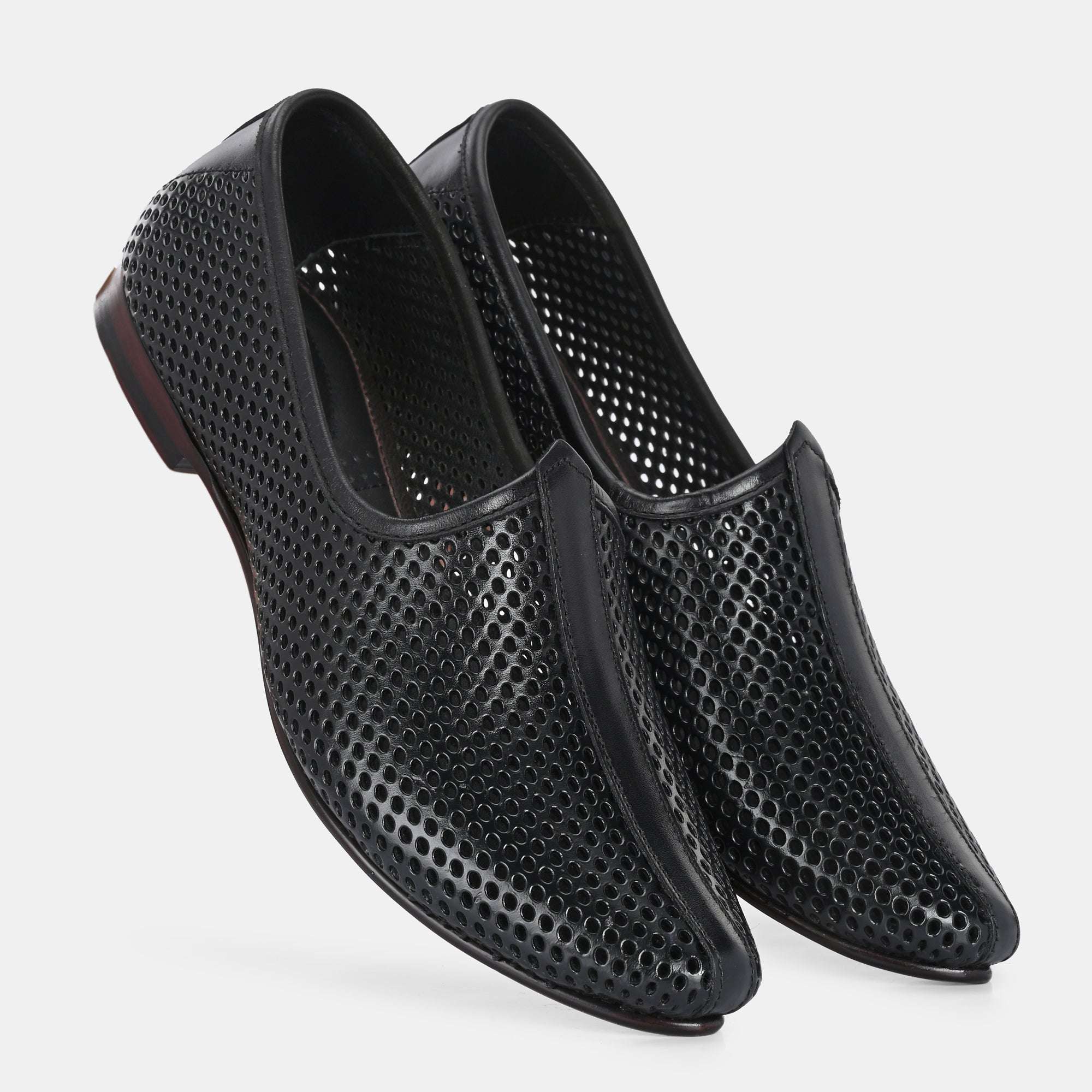 Black Malaga Jooti by Lafattio