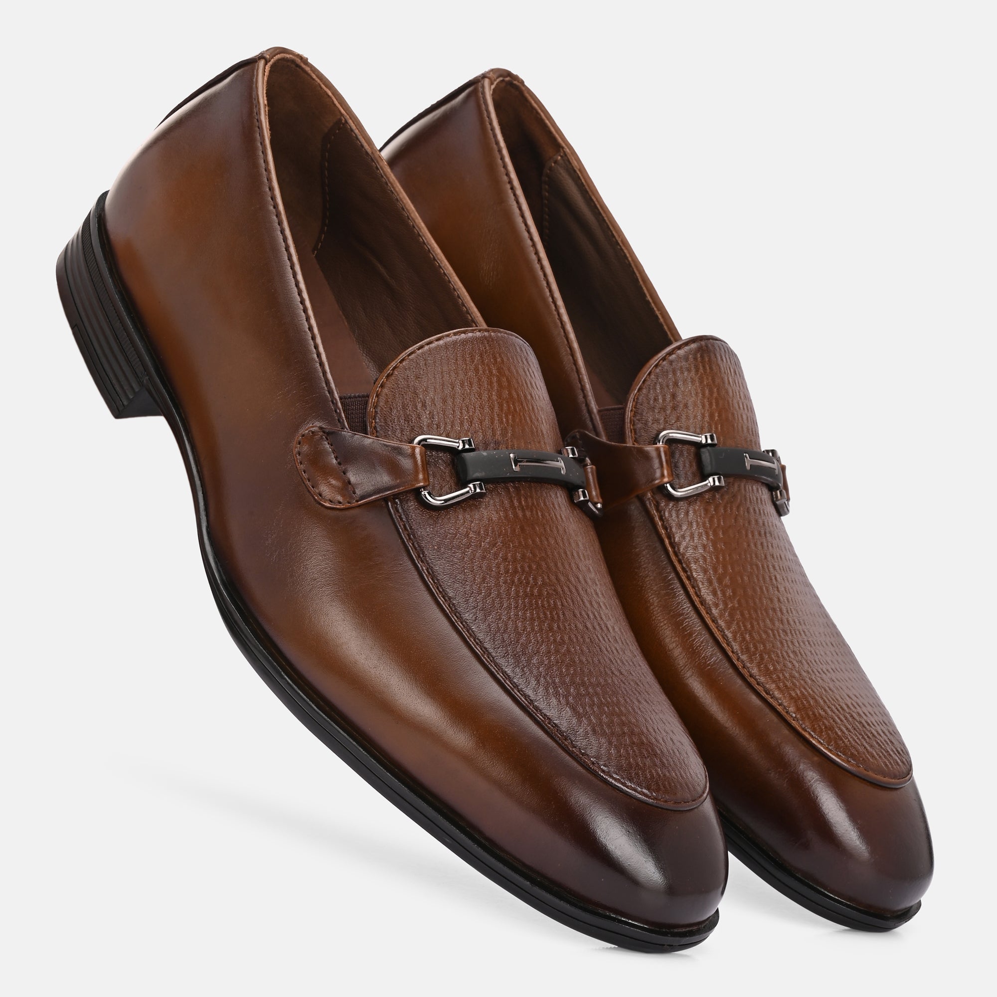 Buckled Party Loafers by Lafattio