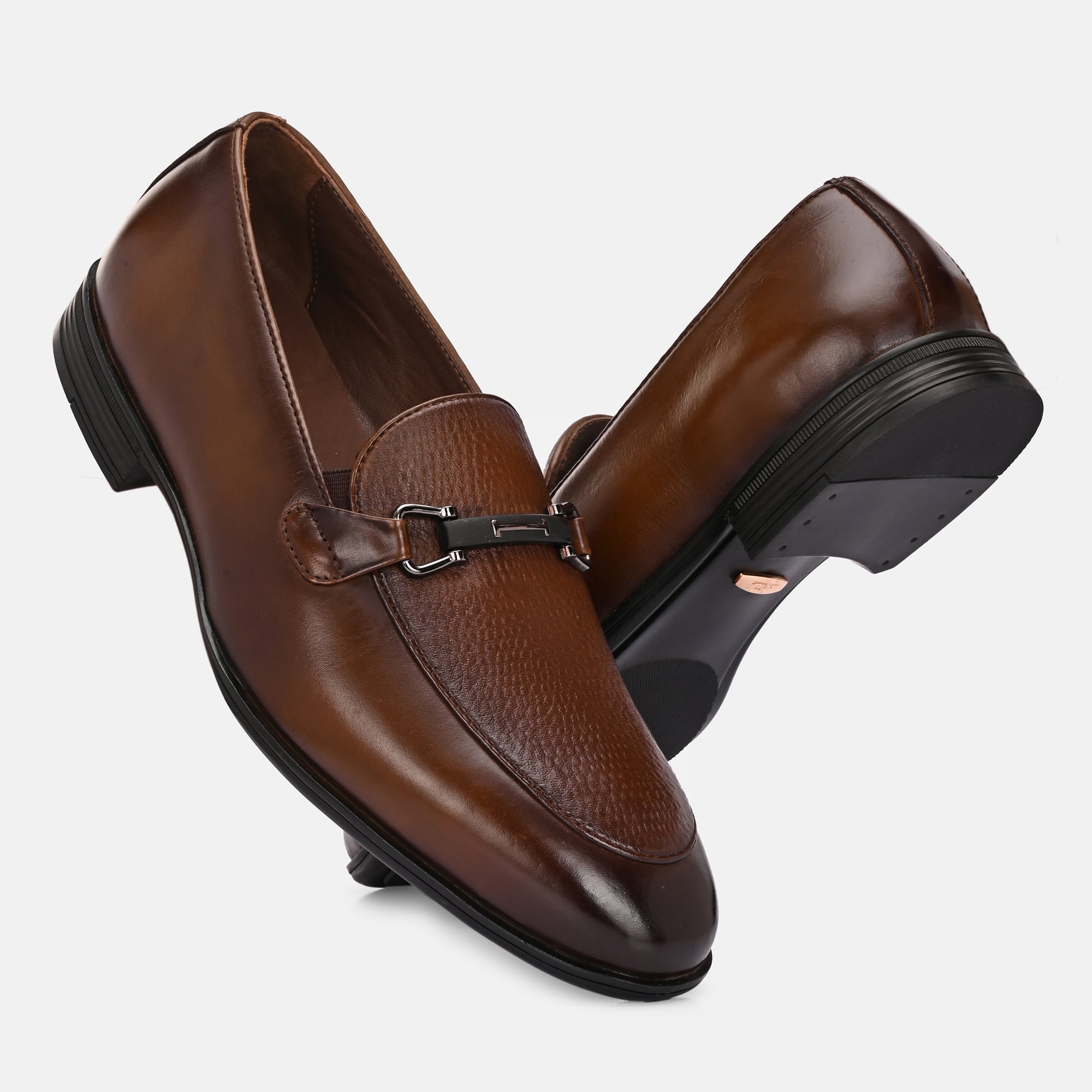 Buckled Party Loafers by Lafattio