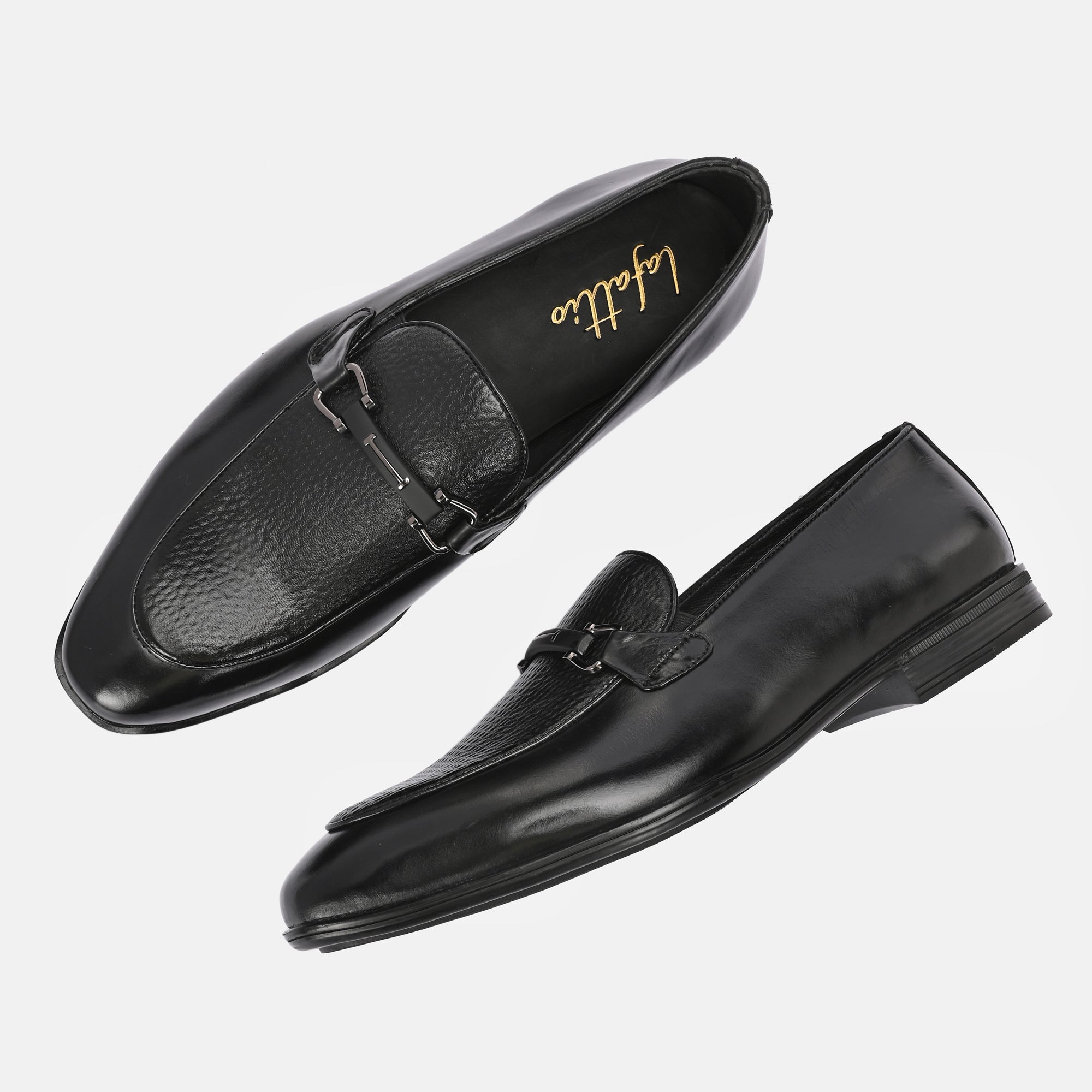 Buckled Party Loafers by Lafattio