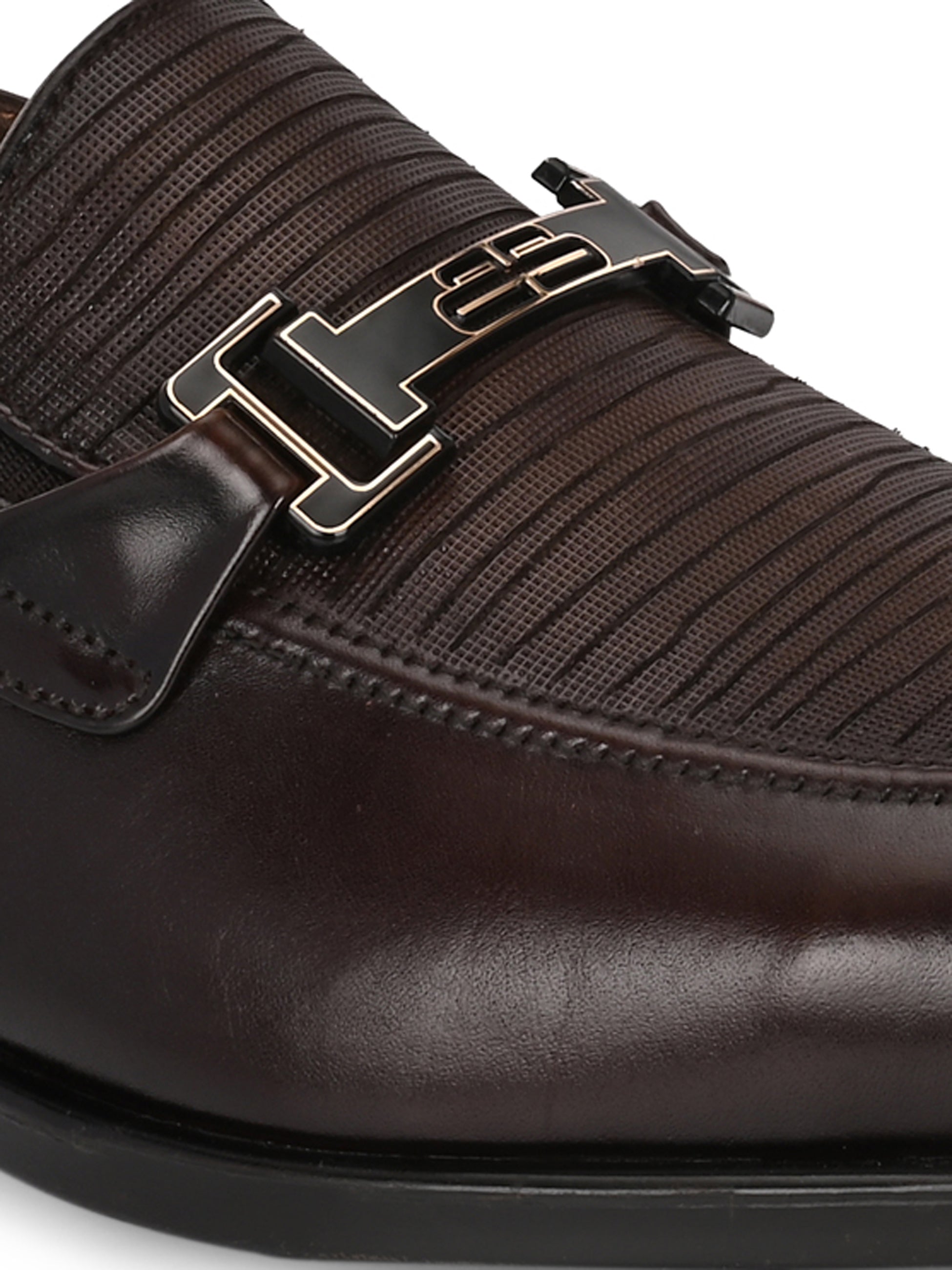 Buckled Party Loafers by Lafattio