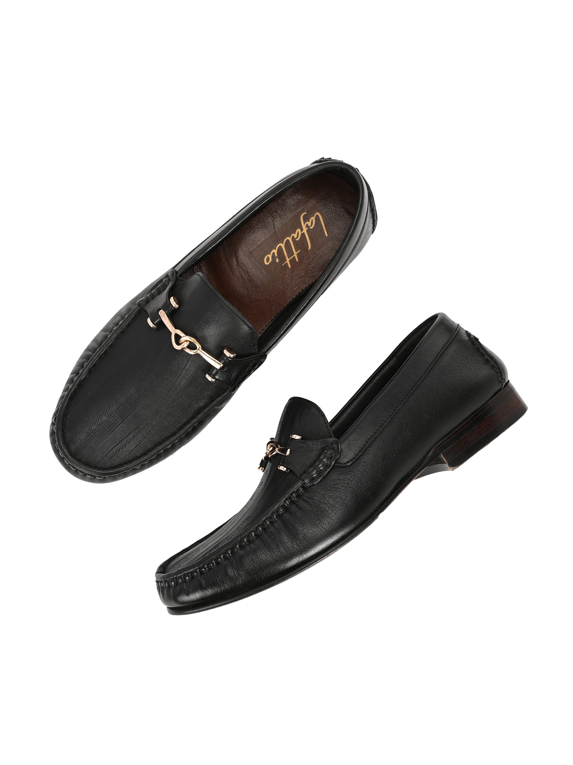 Classic Buckled Loafers by Lafattio