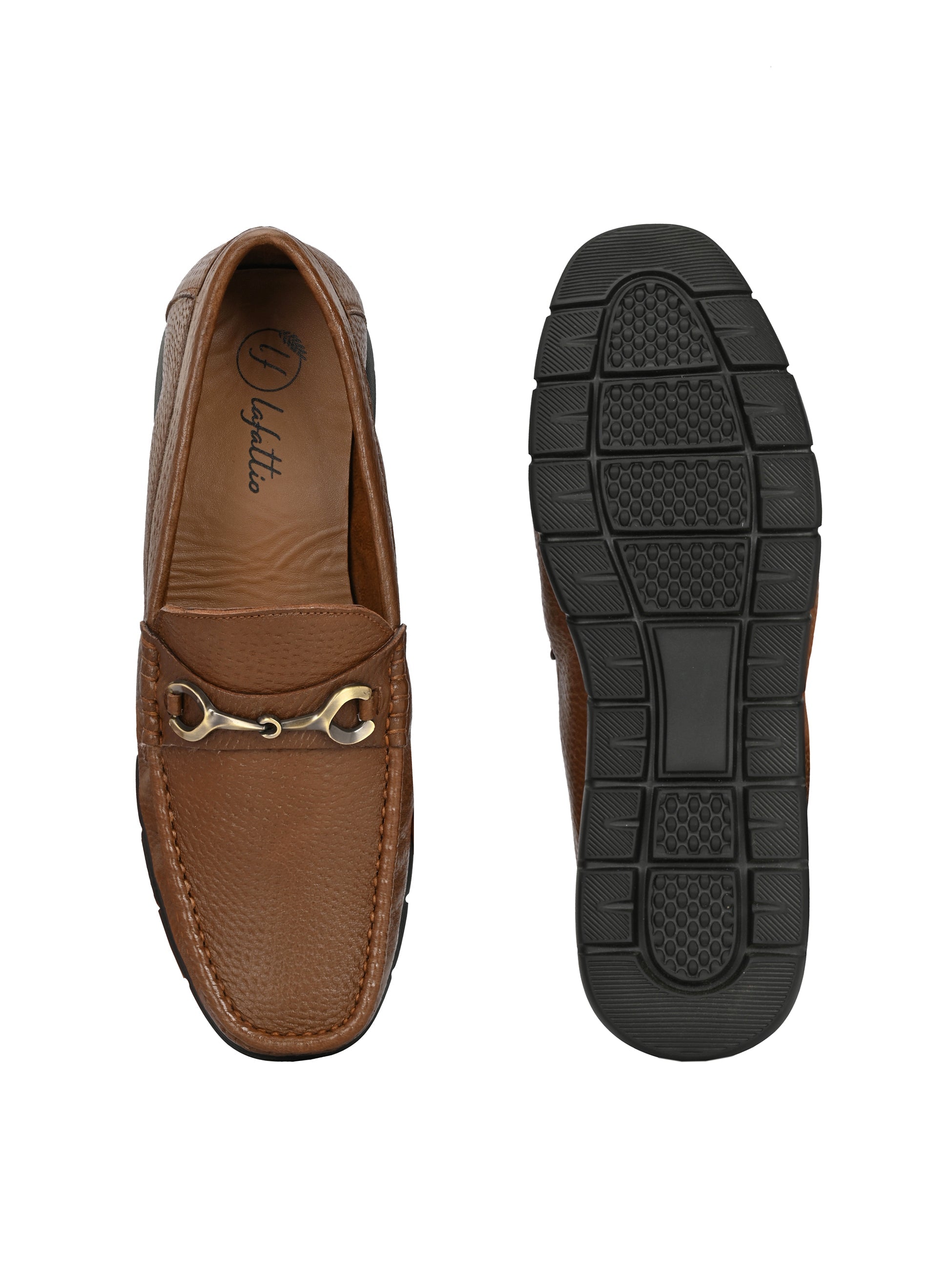 Pashmina Leather Loafers by Lafattio