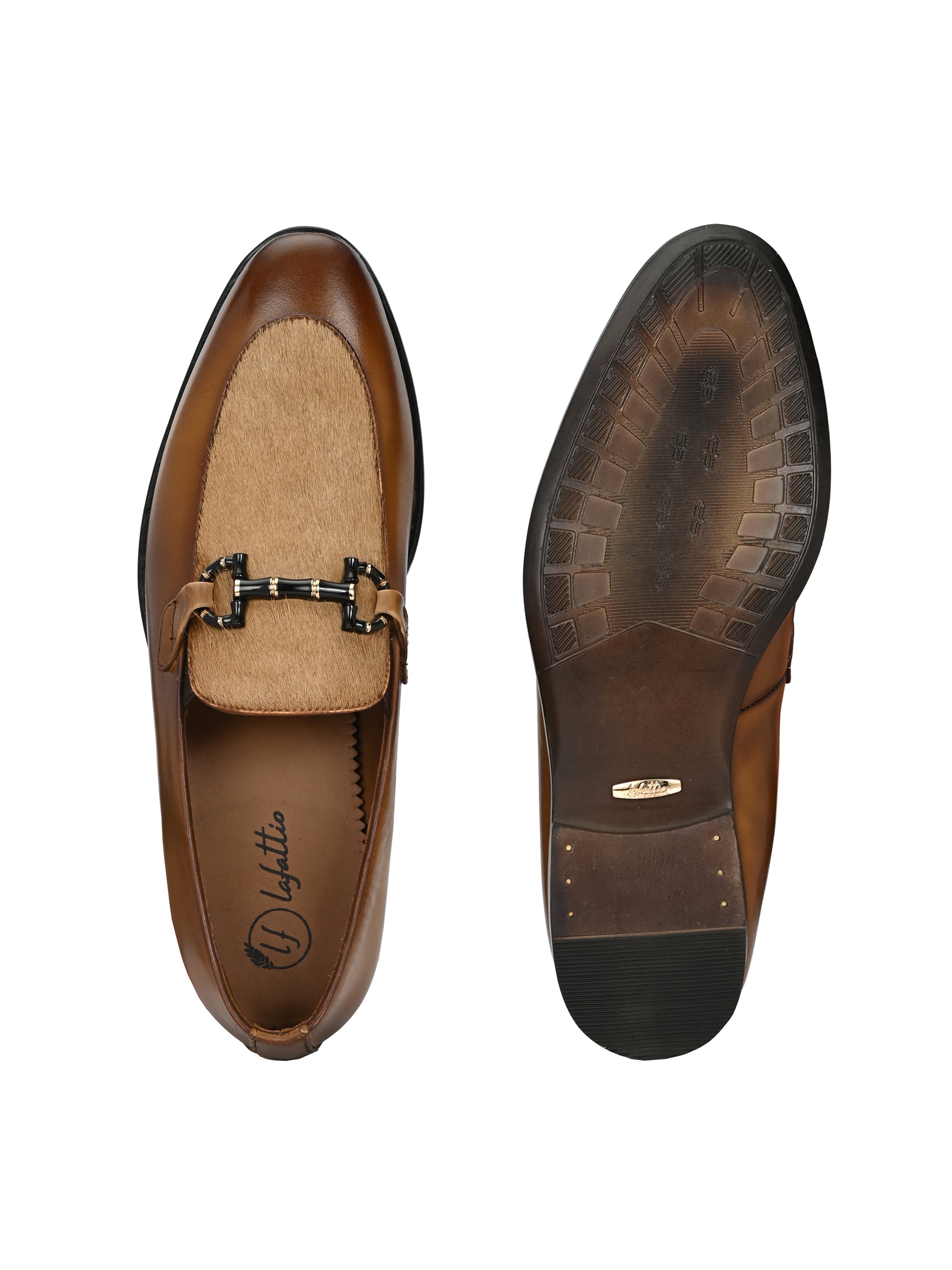 Stallion Buckled Loafers by Lafattio